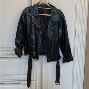 Guess leather jacket